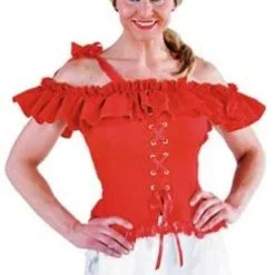 Overig Blouse Carmen Luxe Rood