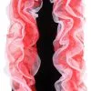Overig Boa Organza Luxe Rood-Wit (200cm) -Kostuum Winkel boa organza luxe rood wit 200cm