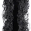 Overig Boa Organza Luxe Zwart (200cm) -Kostuum Winkel boa organza luxe zwart 200cm