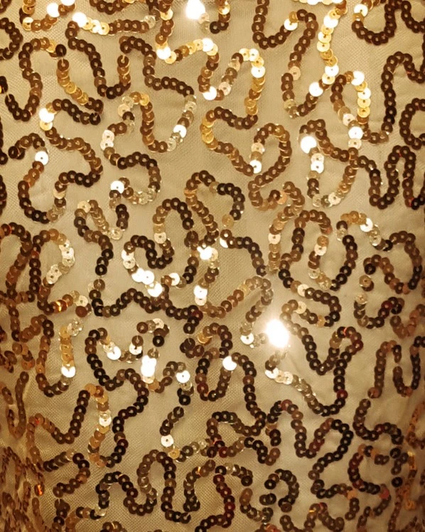 Overig Bolero Pailletten Diva Goud 5 Overig Bolero Pailletten Diva Goud - Afbeelding 3