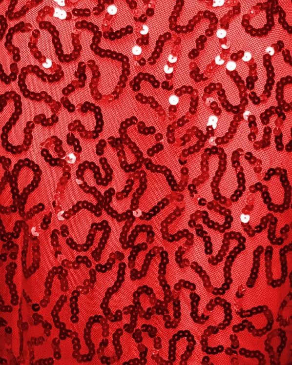 Overig Bolero Pailletten Diva Rood 5 Overig Bolero Pailletten Diva Rood - Afbeelding 3