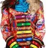 Overig Carnavalsjas Feathers Rood Voor Dames -Kostuum Winkel carnavalsjas feathers rood voor dames