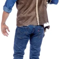 Overig Cowboy Vest Authentic Western Manco -Kostuum Winkel cowboy vest authentic western manco achterkant