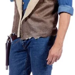 Overig Cowboy Vest Authentic Western Manco -Kostuum Winkel cowboy vest authentic western manco zijkant