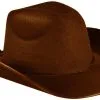 Overig Cowboyhoed Bruin -Kostuum Winkel cowboyhoed bruin