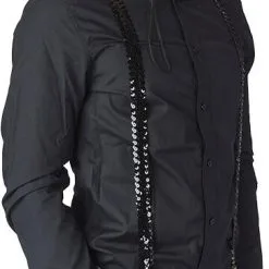 Overig Cowboyhoed Pailletten Glitter Zwart -Kostuum Winkel cowboyhoed pailletten glitter zwart voorbeeld 2