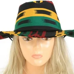 Overig Cowboyhoed Rasta -Kostuum Winkel cowboyhoed rasta 2