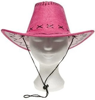 Overig Cowboyhoed Suede Pink 4 Overig Cowboyhoed Suede Pink - Afbeelding 2