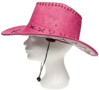 Overig Cowboyhoed Suede Pink 5 Overig Cowboyhoed Suede Pink - Afbeelding 3