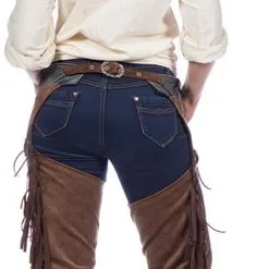 Overig Cowgirl Chaps Authentic Western -Kostuum Winkel cowgirl chaps authentic western achterkant