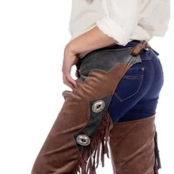 Overig Cowgirl Chaps Authentic Western -Kostuum Winkel cowgirl chaps authentic western zijkant