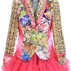 Overig Dames Blazer Pink Snake