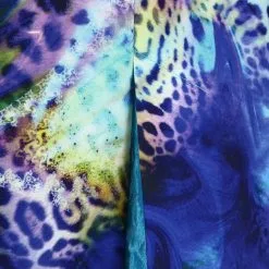 Overig Dames Carnavalsjas Blue Panther Lang Luxe -Kostuum Winkel dames carnavalsjas blue panther lang luxe detail 4