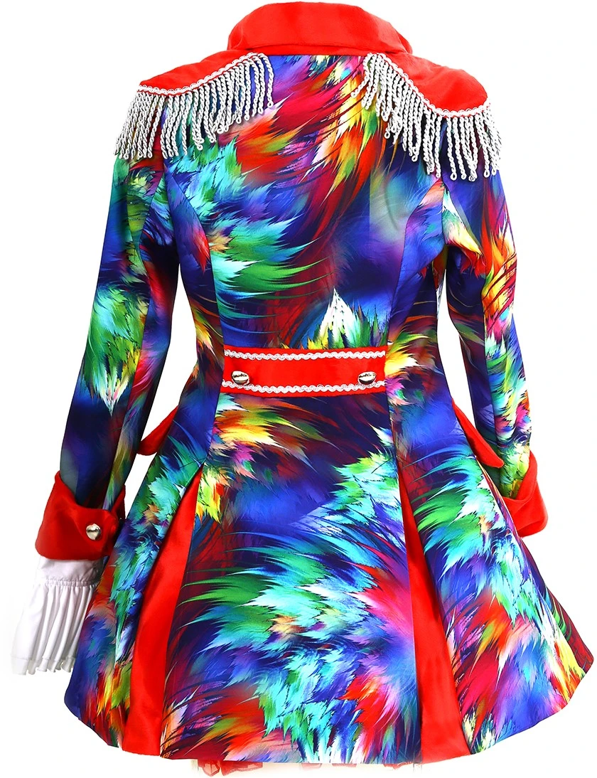 Overig Dames Carnavalsjas Colorful Leaves Lang Luxe 5 Overig Dames Carnavalsjas Colorful Leaves Lang Luxe - Afbeelding 3