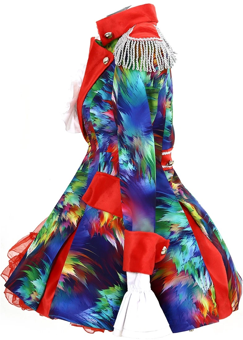 Overig Dames Carnavalsjas Colorful Leaves Lang Luxe 4 Overig Dames Carnavalsjas Colorful Leaves Lang Luxe - Afbeelding 2