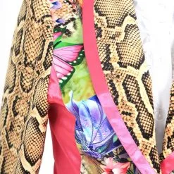 Overig Dames Carnavalsjas Pink Snake Lang -Kostuum Winkel dames carnavalsjas pink snake lang detail