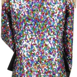 Overig Dames Carnavalsjas Sequinmaster Luxe 7 Overig Dames Carnavalsjas Sequinmaster Luxe -Kostuum Winkel dames carnavalsjas sequinmaster luxe achterkant