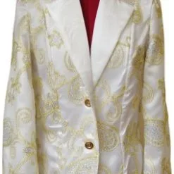 Overig Dames Colbert Gewerkt Luxe Wit