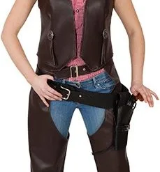 Overig Dames Cowboy Chaps Bruin Luxe