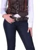 Overig Dames Cowboyvest Bruin Luxe -Kostuum Winkel dames cowboyvest bruin luxe