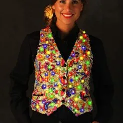 Overig Dames Gilet Castalia Goud Met LED-verlichting