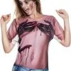 Overig Dames T-shirt Creepy Zombie Girl (Fotorealistisch)