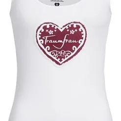Overig Dames Trachten T-shirt Traumfrau Wit