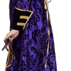 Overig Damesjas Purple Pirate Luxe -Kostuum Winkel damesjas purple pirate luxe zijkant 2