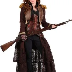 Overig Damesjasje Steampunk Kort Luxe -Kostuum Winkel damesjasje steampunk kort luxe 2