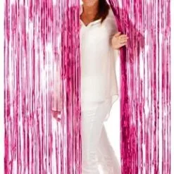 Overig Deurgordijn Folie 2x1mtr Pink