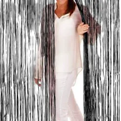 Overig Deurgordijn Folie 2x1mtr Zwart