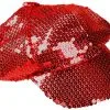 Overig Disco Pet Pailletten Rood -Kostuum Winkel disco pet pailletten rood