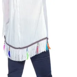 Overig Festival Tuniek Dames Off-White -Kostuum Winkel festival tuniek dames off white achterkant