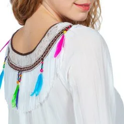 Overig Festival Tuniek Dames Off-White -Kostuum Winkel festival tuniek dames off white detail 2