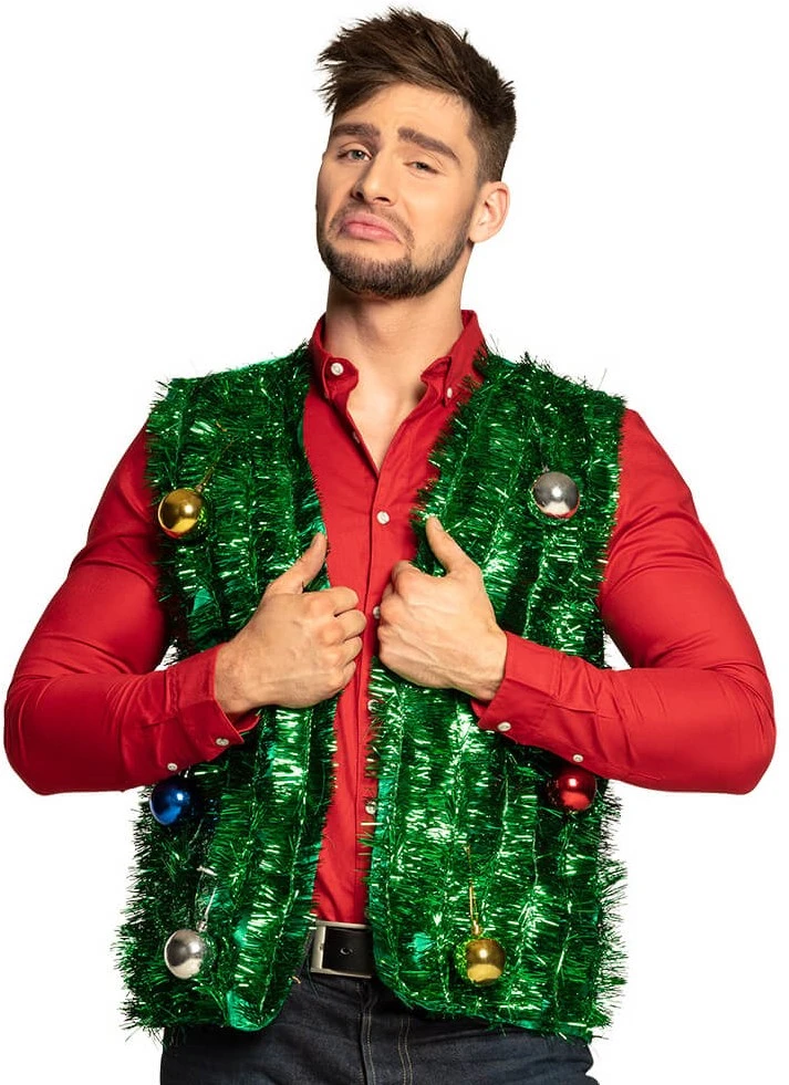 Overig Fout Vest Kerstboom Met Kerstballen 3 Overig Fout Vest Kerstboom Met Kerstballen
