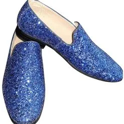 Overig Foute Glitter Schoenen Blauw Voor Heren