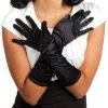 Overig Handschoenen Satijn Zwart -Kostuum Winkel handschoenen satijn zwart