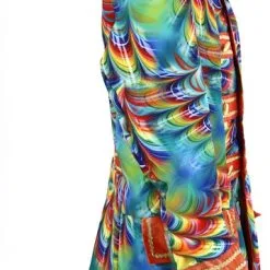 Overig Heren Carnavalsjas Orange Rainbow Feathers 7 Overig Heren Carnavalsjas Orange Rainbow Feathers -Kostuum Winkel heren carnavalsjas orange rainbow feathers zijkant