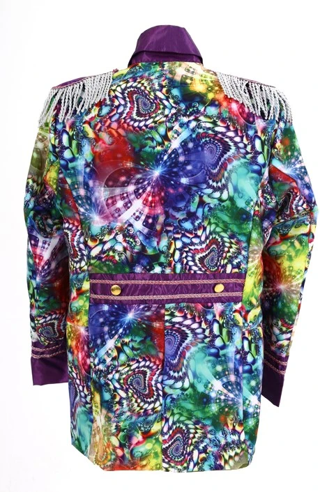 Overig Heren Carnavalsjas Purple Holographic Diamonds 5 Overig Heren Carnavalsjas Purple Holographic Diamonds - Afbeelding 3