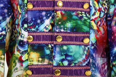 Overig Heren Carnavalsjas Purple Holographic Diamonds 6 Overig Heren Carnavalsjas Purple Holographic Diamonds - Afbeelding 4