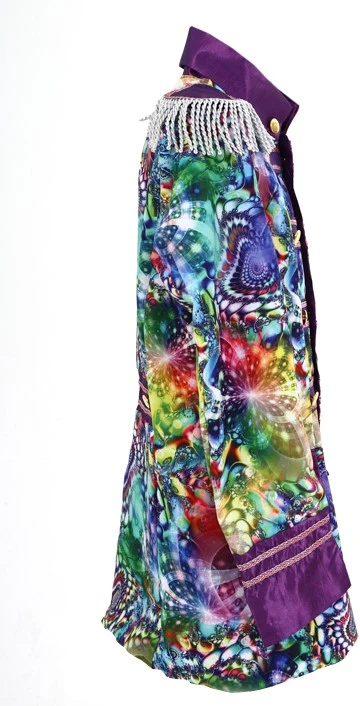 Overig Heren Carnavalsjas Purple Holographic Diamonds 4 Overig Heren Carnavalsjas Purple Holographic Diamonds - Afbeelding 2