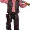 Overig Heren Cowboy Vest Bruin -Kostuum Winkel heren cowboy vest bruin