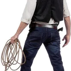 Overig Heren Cowboyvest Star -Kostuum Winkel heren cowboyvest star achterkant