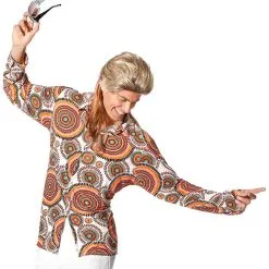Overig Heren Disco Seventies Blouse Mandela's -Kostuum Winkel heren disco seventies blouse mandela s 2