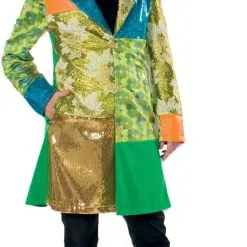 Overig Heren Showmantel Luxe Groen-Goud