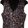 Overig Heren Vest Multicolour Pailletten Luxe -Kostuum Winkel heren vest multicolour pailletten luxe