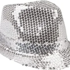 Overig Hoed Disco Pailletten Zilver