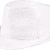 Overig Hoedje Justin Pailletten Wit -Kostuum Winkel hoedje justin pailletten wit