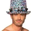 Overig Hoge Hoed Burningman Pailletten Pearl Met Bril -Kostuum Winkel hoge hoed burningman pailletten pearl met bril