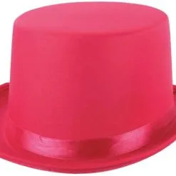 Overig Hoge Hoed Gala Satijn Pink